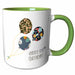 image of 11oz Two-Tone Green Mug