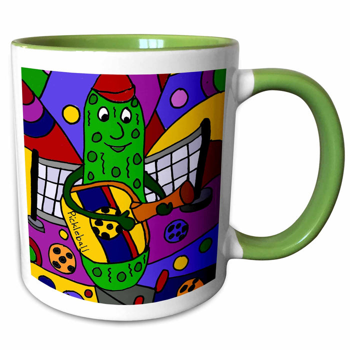 image of 15oz Two-Tone Green Mug