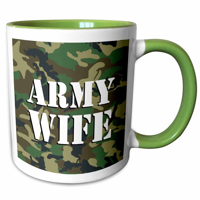 image of 11oz Two-Tone Green Mug