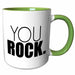 image of 15oz Two-Tone Green Mug