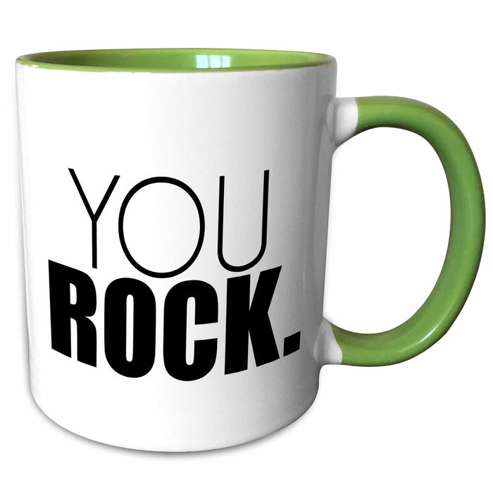 image of 11oz Two-Tone Green Mug