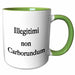 image of 11oz Two-Tone Green Mug