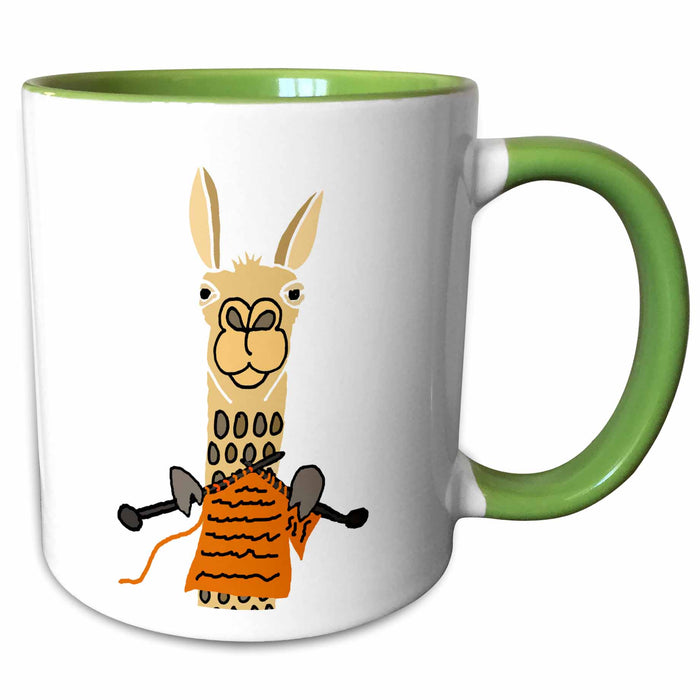 image of 11oz Two-Tone Green Mug