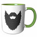 image of 15oz Two-Tone Green Mug