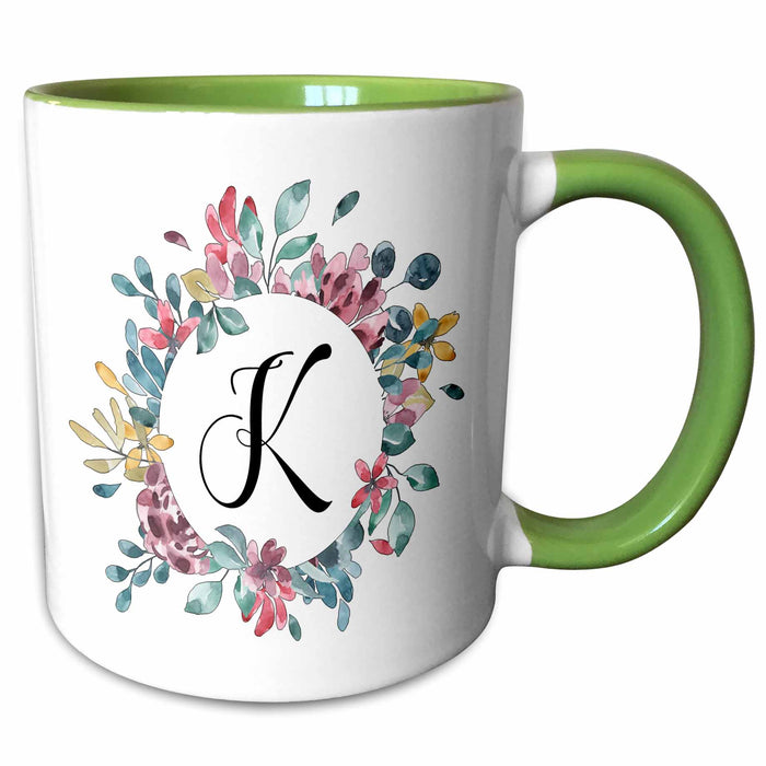 image of 15oz Two-Tone Green Mug