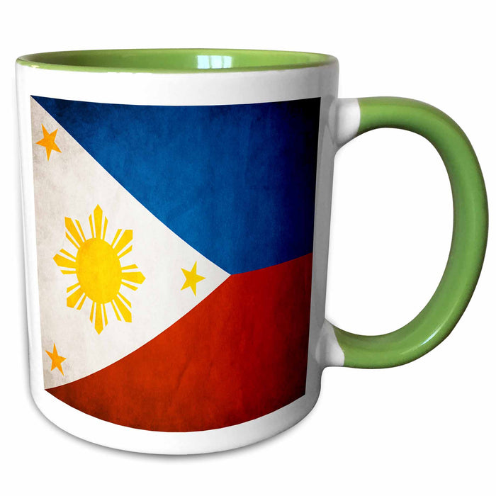 image of 15oz Two-Tone Green Mug