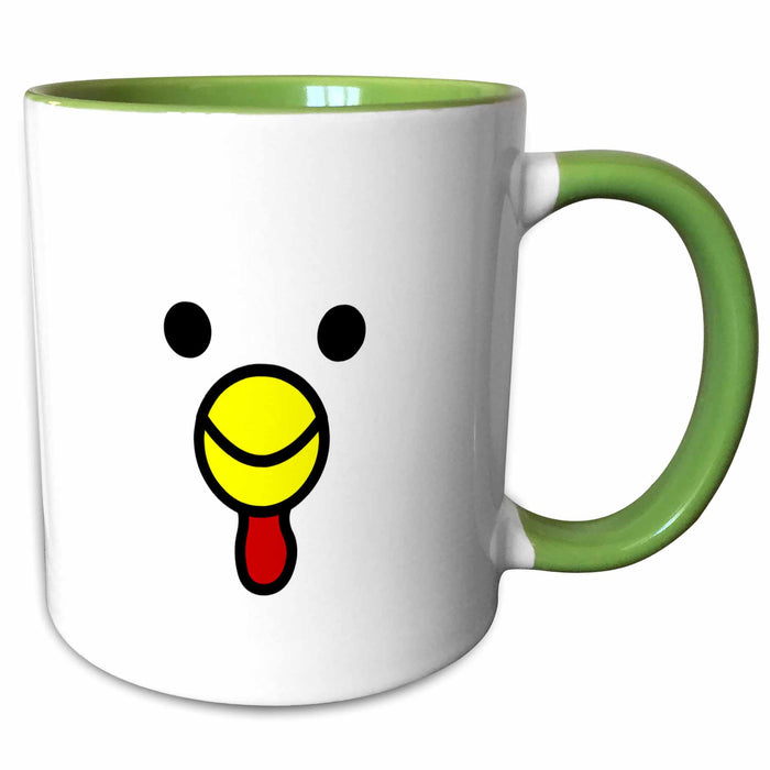 image of 11oz Two-Tone Green Mug