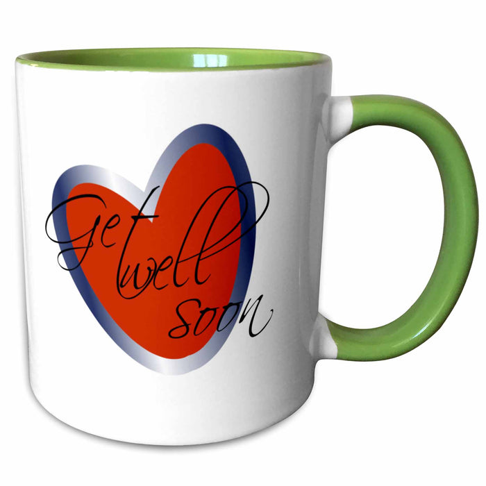 image of 15oz Two-Tone Green Mug