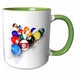 image of 11oz Two-Tone Green Mug