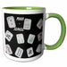 image of 11oz Two-Tone Green Mug