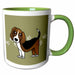 image of 15oz Two-Tone Green Mug