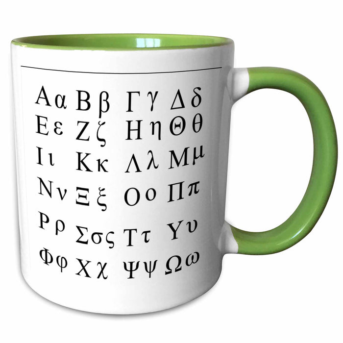 image of 11oz Two-Tone Green Mug