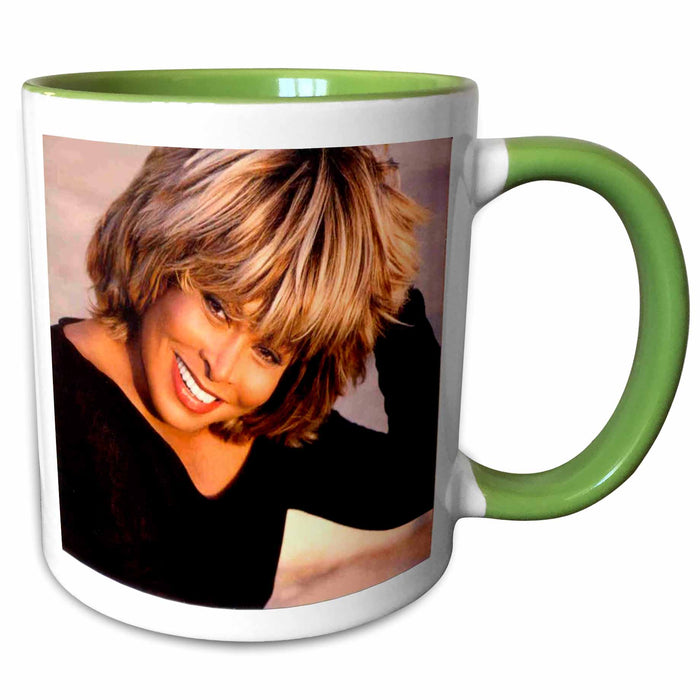 image of 15oz Two-Tone Green Mug