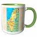 image of 15oz Two-Tone Green Mug