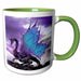 image of 11oz Two-Tone Green Mug