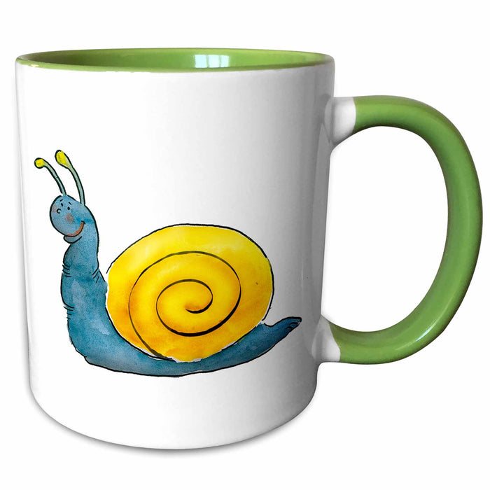 image of 15oz Two-Tone Green Mug