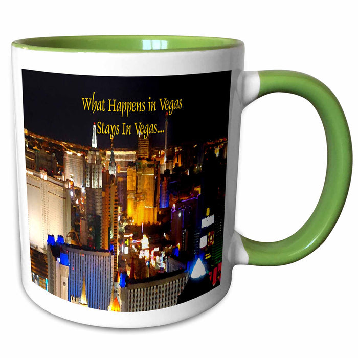 image of 15oz Two-Tone Green Mug