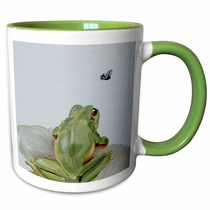 image of 15oz Two-Tone Green Mug