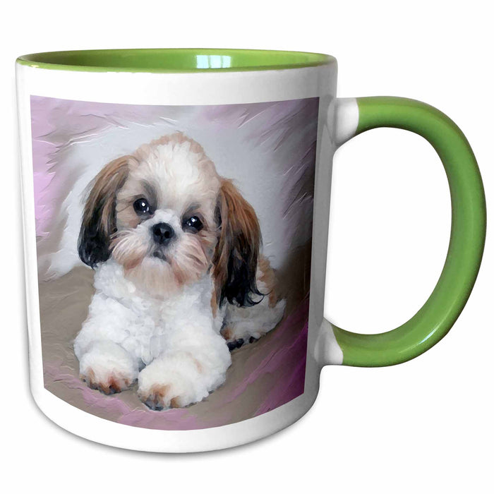 image of 11oz Two-Tone Green Mug