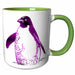 image of 15oz Two-Tone Green Mug