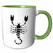 image of 11oz Two-Tone Green Mug