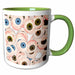 image of 15oz Two-Tone Green Mug