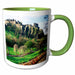 image of 15oz Two-Tone Green Mug