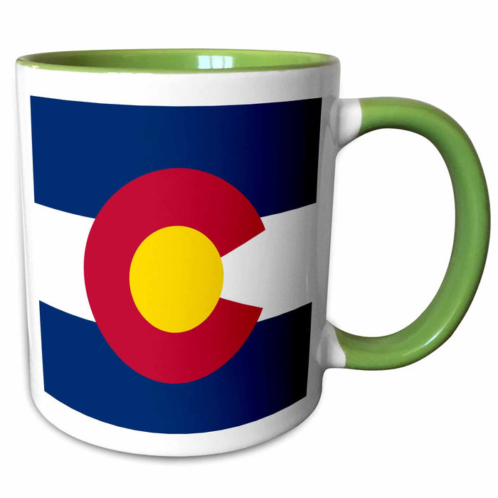 image of 15oz Two-Tone Green Mug