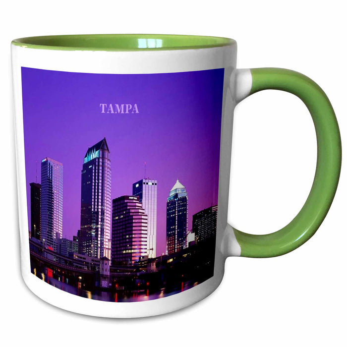 image of 11oz Two-Tone Green Mug