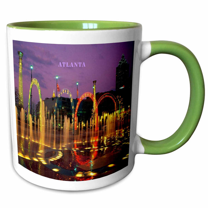 image of 15oz Two-Tone Green Mug