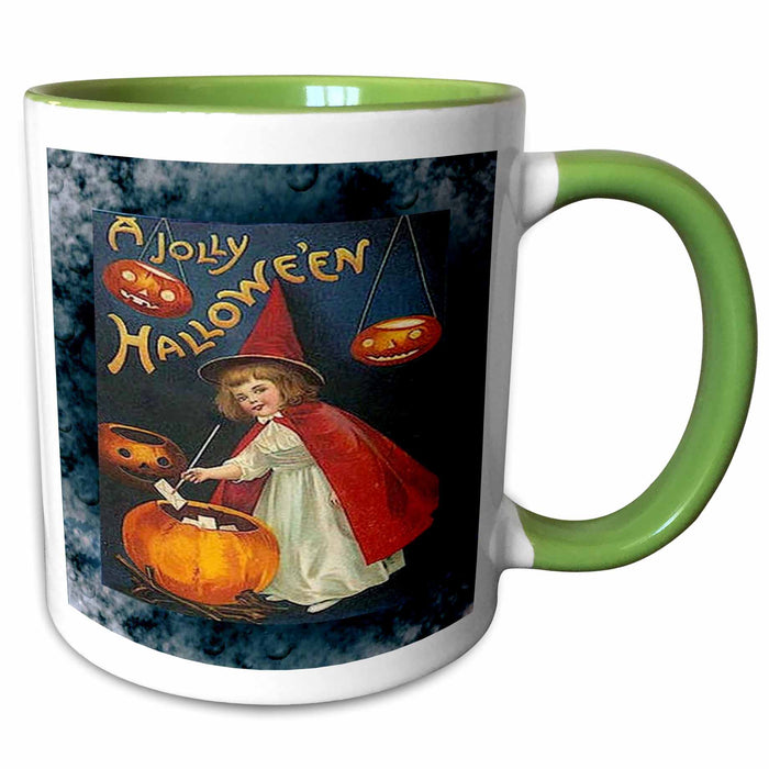 image of 11oz Two-Tone Green Mug