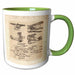 image of 11oz Two-Tone Green Mug