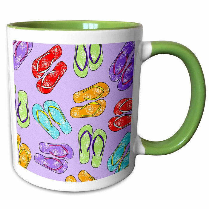 image of 11oz Two-Tone Green Mug