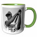 image of 15oz Two-Tone Green Mug