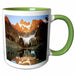 image of 15oz Two-Tone Green Mug