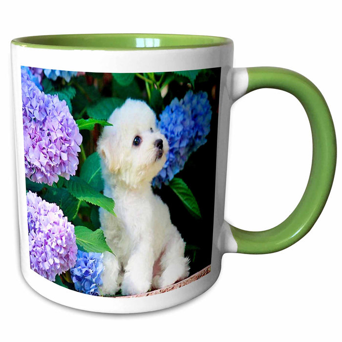 image of 11oz Two-Tone Green Mug