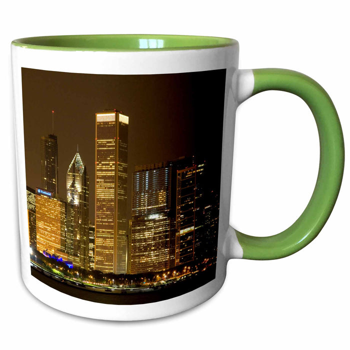 image of 15oz Two-Tone Green Mug