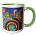 image of 11oz Two-Tone Green Mug