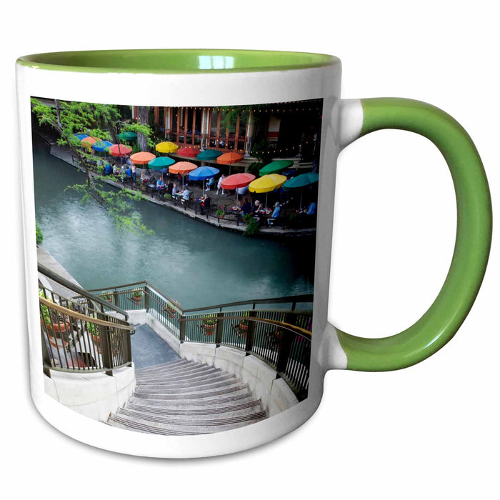 image of 11oz Two-Tone Green Mug