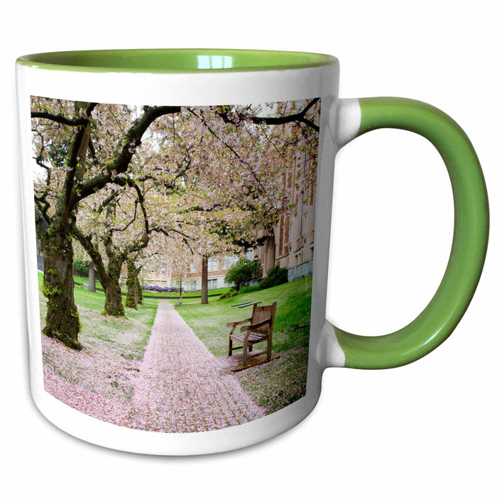 image of 15oz Two-Tone Green Mug