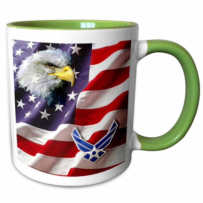 image of 11oz Two-Tone Green Mug