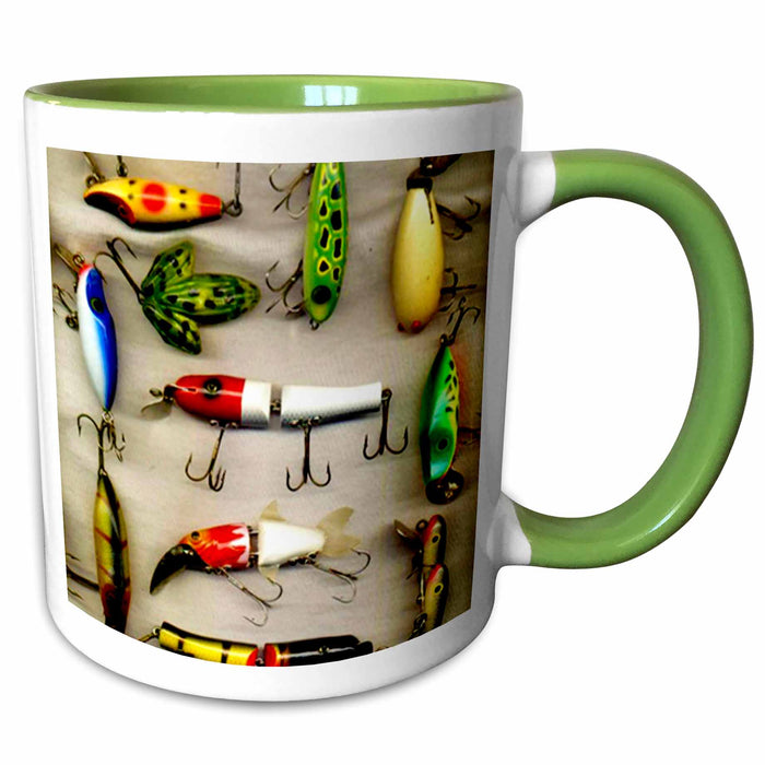 image of 15oz Two-Tone Green Mug