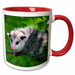 image of 11oz Two-Tone Red Mug