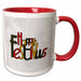 image of 15oz Two-Tone Red Mug