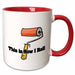 image of 15oz Two-Tone Red Mug