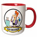 image of 15oz Two-Tone Red Mug