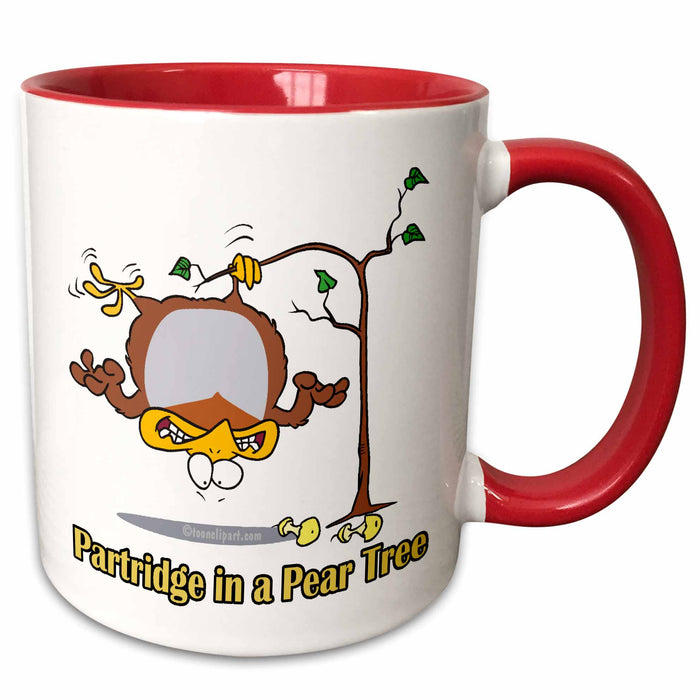 image of 15oz Two-Tone Red Mug