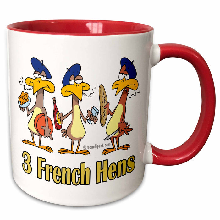 image of 11oz Two-Tone Red Mug