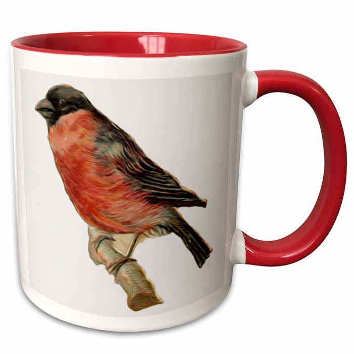 image of 11oz Two-Tone Red Mug