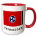 image of 11oz Two-Tone Red Mug